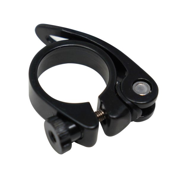Mountain Bike MTB Seat Post Clamp Bolt Quick Release Tool 31.8mm Black
