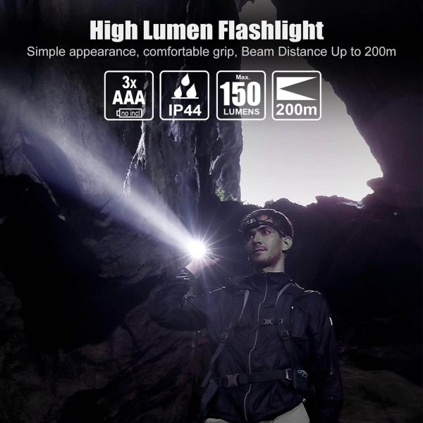 LED TORCH Mini Handheld Ultra Bright Flashlight Powerful Camping Lamp Torch