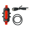 USB Rechargeable Bike Light Warning Light Waterproof  Safety Cycling Red Light