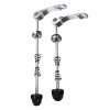 2Pcs Bike Quick Release Wheel Hub Screwers Aluminium Pair Front and Rear Silver