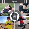 Men Cycling Gloves Bike Half Finger Bicycle Gel Padded Fingerless Sports Black