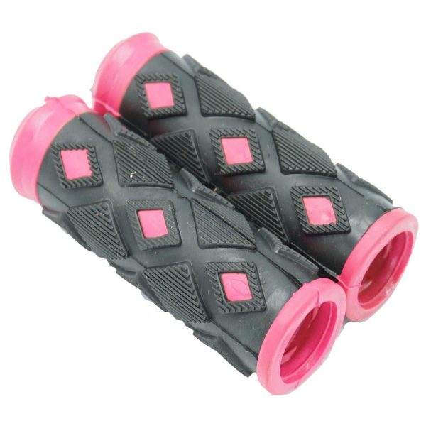 Soft Compound BMX MTB Cycle Road Mountain Bicycle Bike Handlebar Grips Pink