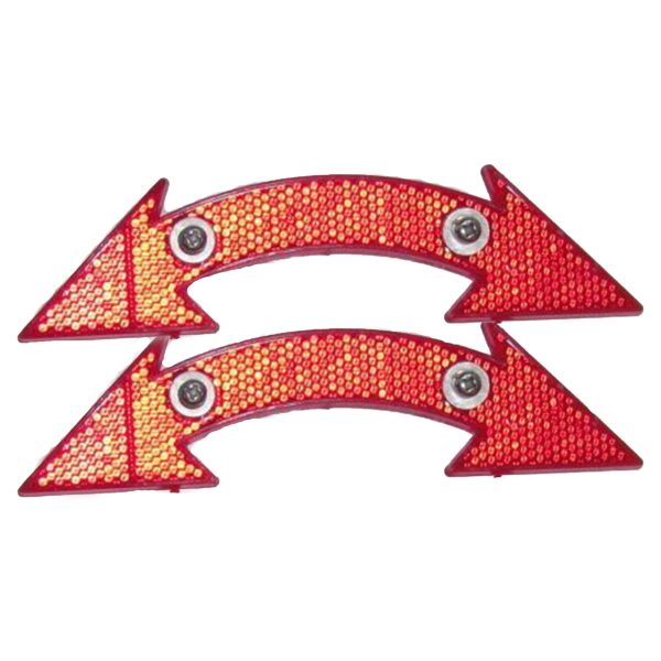Bicycle BMX Mountain bike cycle Arrow spoke wheel reflectors red