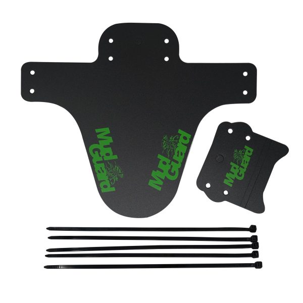 MTB Mudguard Mountain Bike Mud Guard Bicycle Front Tyre Splash Black/Green