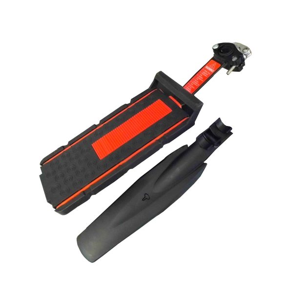 Bicycle Rear Universal Seatpost Luggage Carrier Rack With Mudguard & Reflector