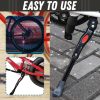 Bicycle Kickstand Bike Propstand 24"-28" Wheel Chainstay Bigfoot Silver