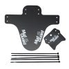 MTB Mudguard Mountain Bike Mud Guard Bicycle Front Tyre Splash Black/White