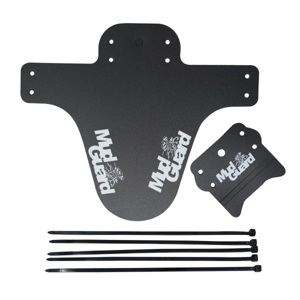MTB Mudguard Mountain Bike Mud Guard Bicycle Front Tyre Splash Black/White
