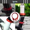 Laxzo ® MTB Mountain SeatPost Clamp Road bicycle Aluminium Alloy 34.9mm Frame Bolt Fix Red