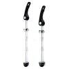 2Pcs Bike Quick Release Wheel Hub Screwers Aluminium Pair Front and Rear Black