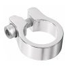 Mountain Bike MTB Seat Post Clamp Bolt Quick Release Tool 34.89mm White