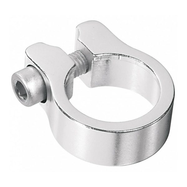 Mountain Bike MTB Seat Post Clamp Bolt Quick Release Tool 34.89mm White