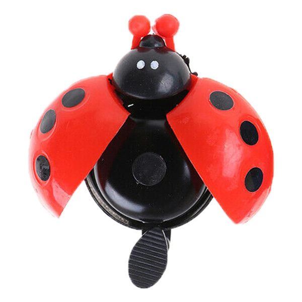 Bicycle Ladybird Kids Bell  Alarm Bike Metal Handlebar Horn Red