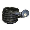 Bicycle Mountain Bike Cycle Safety Spiral Cable  Lock 1.8 Meter 2 Keys 12mm DIA