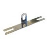Aluminium Bicycle Bike Mudguard Bridge 93mm Wide Silver