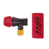 CO2 Bike Tyre Tube Inflater Red Black Threaded Cylinder